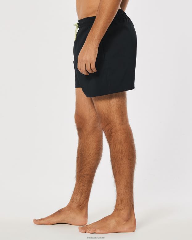 Bottoms Hollister Men Gilly Hicks Swim Trunks 5\\ 488201401 Black